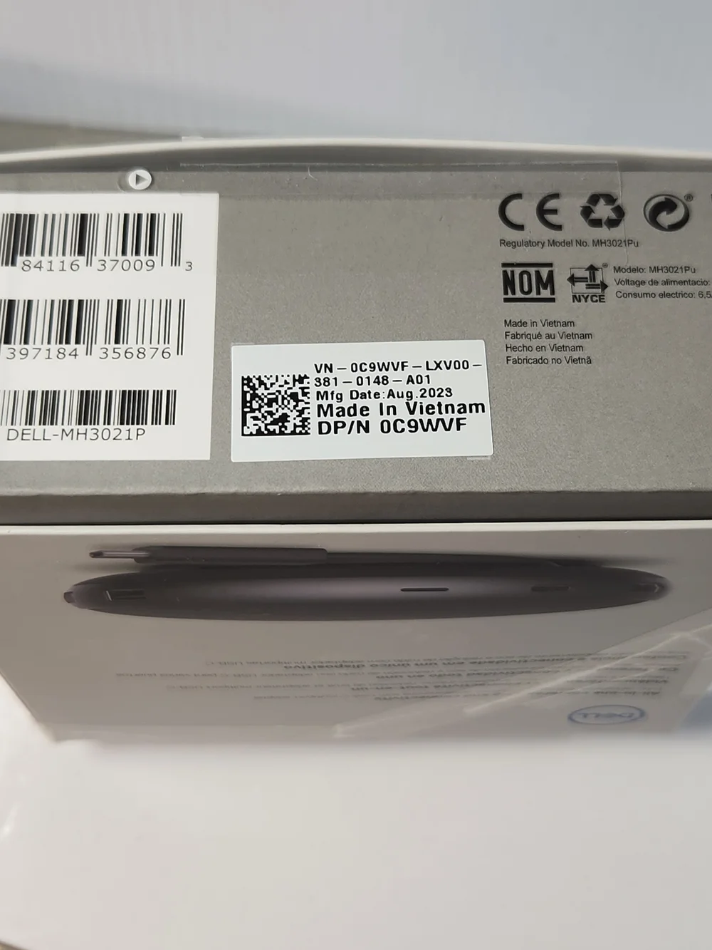 Dell Round Portable Speakerphone in Dark Gray